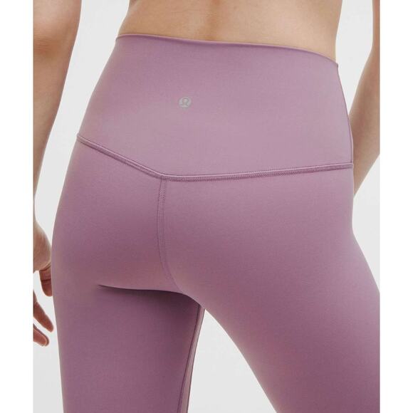 (4) NWT $128 Lululemon Align High-Rise Pant 25" Lavender Lux Size 4 - Picture 6 of 6